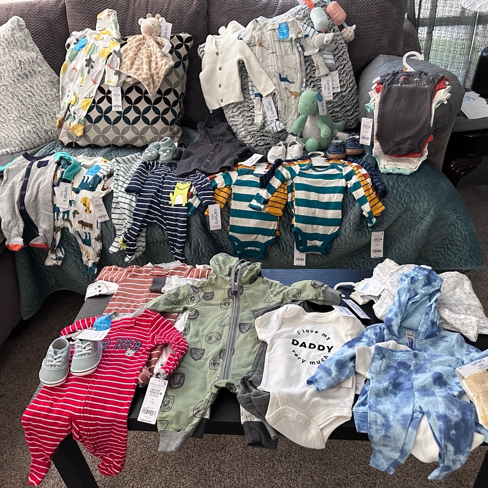 Clothes, shoes and toys perfect bundle for an expecting mommy
